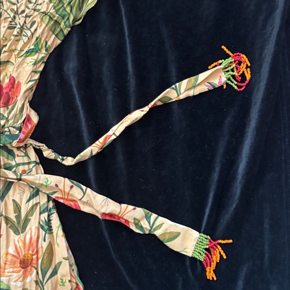 Farm RIO for Anthropologie Floral Yellow Jumpsuit - Picture 6 of 9